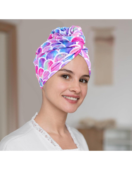 Toalla de Microfibra para Cabello Kifmurase Sirena 65x25cm