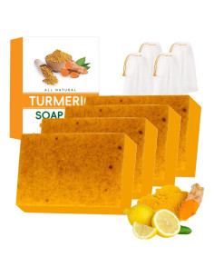 Jabón de Limón y Cúrcuma Kojic 100g - Hidratación y Limpieza