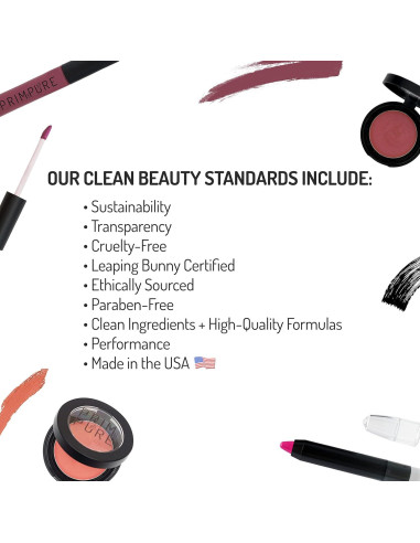 Lápiz Labial Natural Prim and Pure Frambuesa 10.8cm 17.8g