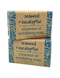 Jabón Exfoliante de Algas Marinas y Eucalipto Greenwich Bay - 2 Unidades 244g