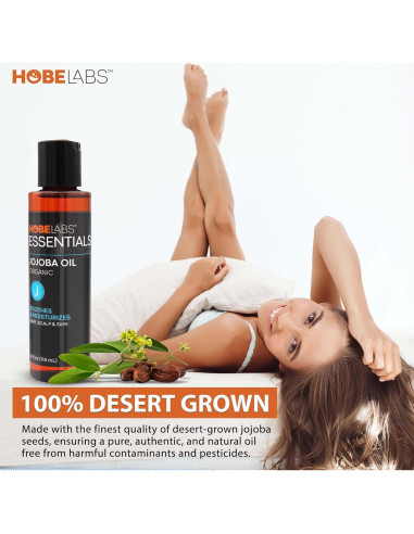 Aceite de Jojoba Puro Hobe Labs 118 ml Hidratante Corporal