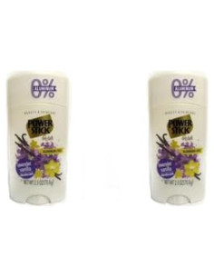 Desodorante Libre de Aluminio Power Stick Lavanda y Vainilla - 2 Unidades
