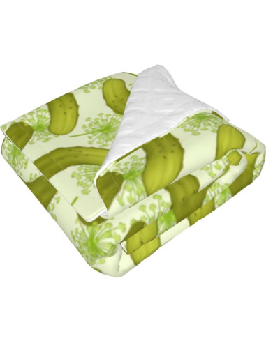 Manta Suave para Bebés ZGHQHCDRH 76x102 cm Pepinillos