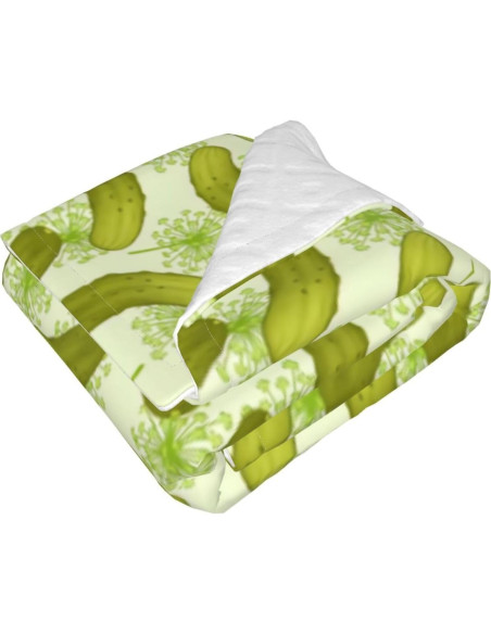 Manta Suave para Bebés ZGHQHCDRH 76x102 cm Pepinillos