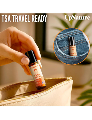 Roll-On Aceite Esencial UpNature Head Bliss 9.8 ml - Alivio Migrañas