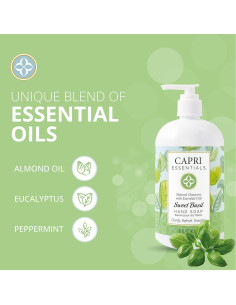 Jabón Líquido para Manos Capri Essentials 473 ml Aroma Albahaca 2
