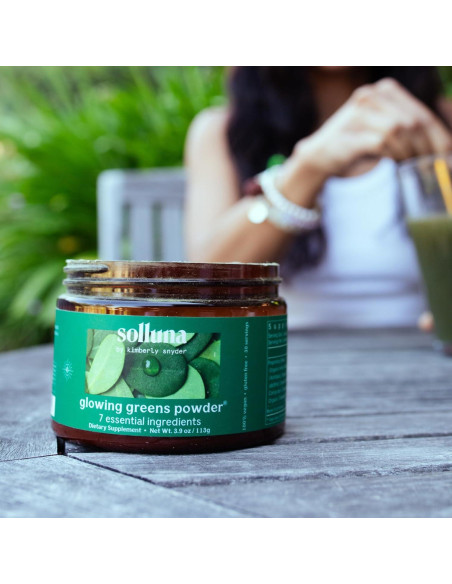 Polvo Verde Superalimento Solluna 30 Porciones Vegano