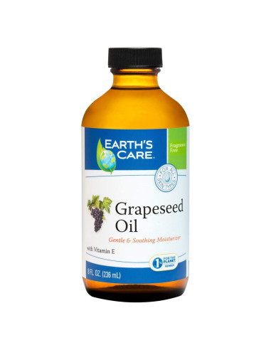 Aceite de Semilla de Uva Earth's Care 236 ml Prensado en Frío