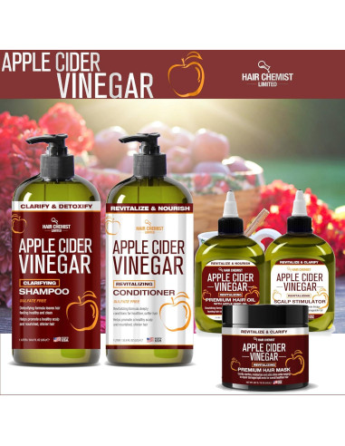 Aceite Capilar Revitalizante Hair Chemist 200g Vinagre de Sidra