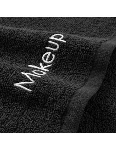Toallas de Maquillaje Arkwright - 6 Piezas 28x43 cm Algodón Negro