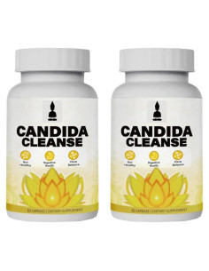 Suplemento Digestivo Candida Cleanse - 60 Cápsulas