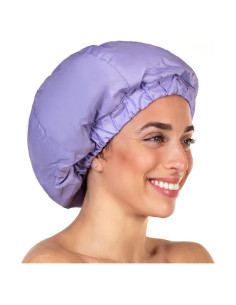 Gorro de Ducha Premium Hairsome Lila 100% Impermeable Grande