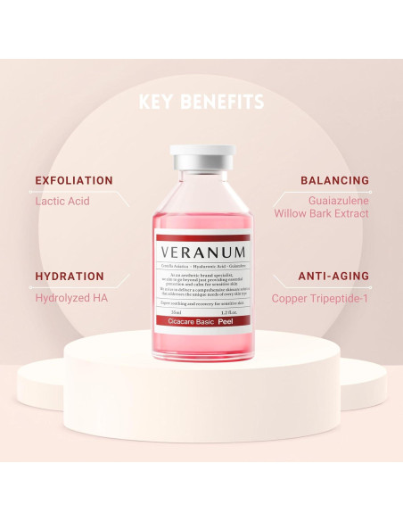 Cicacare Basic Peeling Ampoule 35 mL - Suero Exfoliante Suave