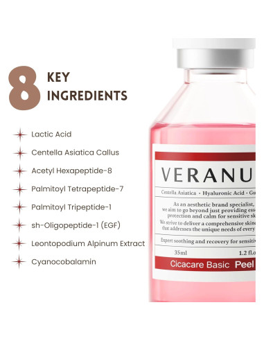 Cicacare Basic Peeling Ampoule 35 mL - Suero Exfoliante Suave