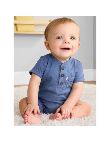 Conjunto de 3 monos para bebés Simple Joys de Carter's - 3-6 meses