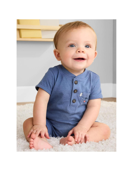 Conjunto de 3 monos para bebés Simple Joys de Carter's - 3-6 meses