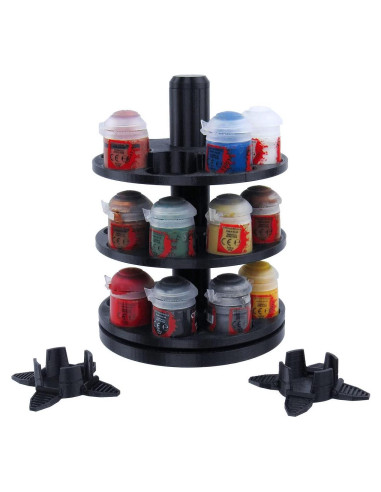 Soporte giratorio de pintura 3 niveles EnderToys para miniaturas