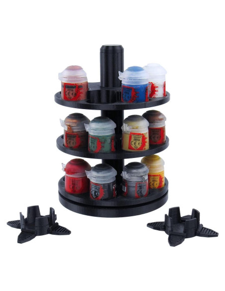 Soporte giratorio de pintura 3 niveles EnderToys para miniaturas