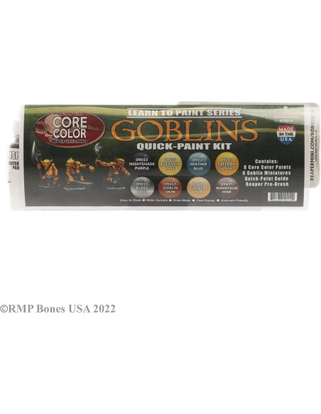 Kit de Pintura Rápida Reaper Miniatures Duendes 8 Pinturas