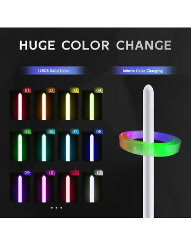 Espada de Luz RGB CVCBSER 82 cm para Duelos Pesados