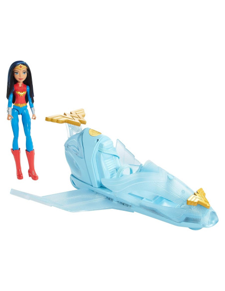 Muñeca Wonder Woman con Jet Invisible Mattel 30.5 cm