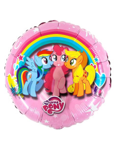 Globo de Aluminio Redondo Toyland Mi Pequeño Pony 46cm