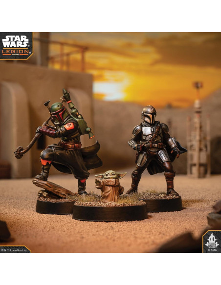 Paquete de Miniaturas Star Wars: Legion - Boba Fett y Mandalorianos