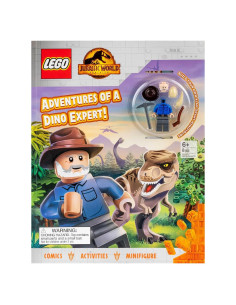 LEGO Jurassic World: Adventures of a Dino Expert! (Activity Book with Minifigure)