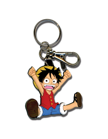 Llavero PVC One Piece Luffy Gran Entretenimiento Oriental 5.08 cm