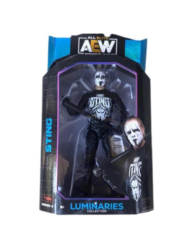 Figura de Acción Sting AEW 16.5 cm con Bate de Béisbol