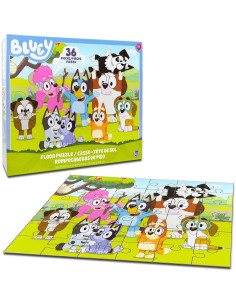 Rompecabezas de Suelo Bluey 36 Piezas para Niños 3 a 5 Años 2