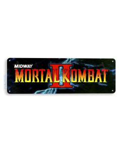 Cartel de Estaño Tinworld Mortal Kombat 2 10x28 cm Retro