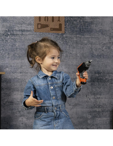 Banco de Trabajo Smoby Black+Decker con Grúa - 87 Accesorios