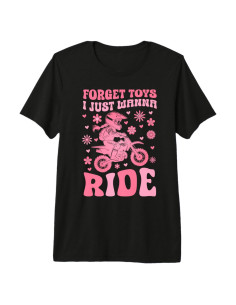Camiseta Premium Motocicleta para Niños Olvida Juguetes