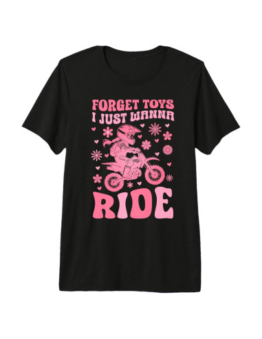 Camiseta Premium Motocicleta para Niños Olvida Juguetes