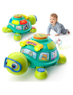 Tortuga Musical JXT para Bebés 6-12 Meses - Juguete Educativo