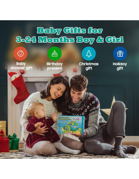 Tortuga Musical JXT para Bebés 6-12 Meses - Juguete Educativo