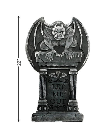 Tumba de Gargola Espeluznante Amscan 64.5 cm Resistente Halloween