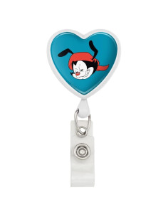 Portador de Insignias Retráctil Corazón Animaniacs - Graphics & More