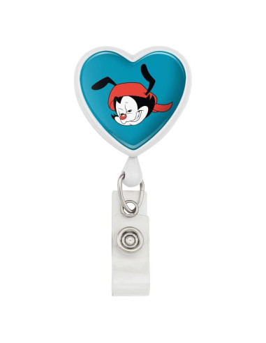 Portador de Insignias Retráctil Corazón Animaniacs - Graphics & More