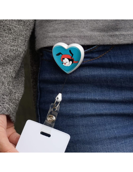 Portador de Insignias Retráctil Corazón Animaniacs - Graphics & More