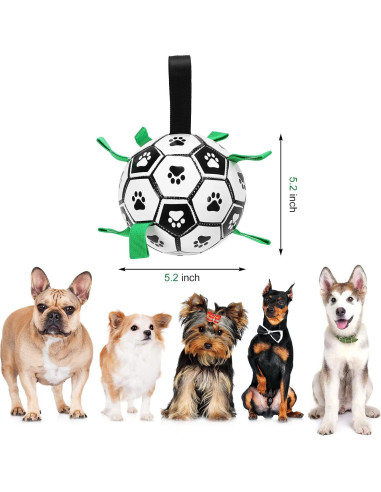 Pelota de Fútbol Interactiva UrbanX para Perros Grandes 8.6cm