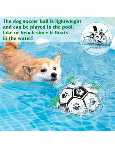 Pelota de Fútbol Interactiva UrbanX para Perros Grandes 8.6cm