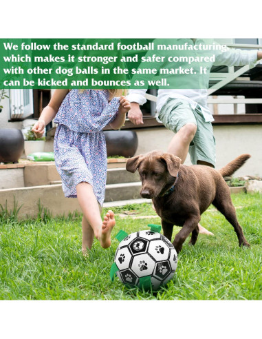 Pelota de Fútbol Interactiva UrbanX para Perros Grandes 8.6cm