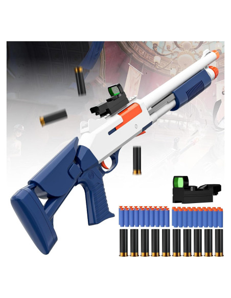 Escopeta de Juguete Adventure Force con Dardos de Espuma 76cm