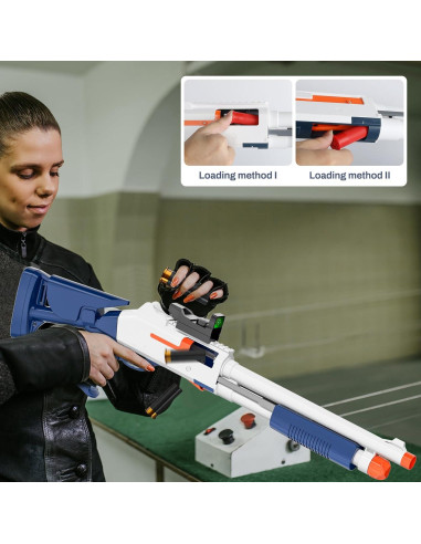 Escopeta de Juguete Adventure Force con Dardos de Espuma 76cm