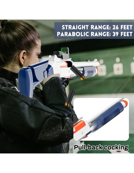 Escopeta de Juguete Adventure Force con Dardos de Espuma 76cm