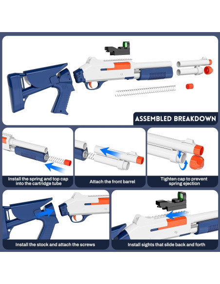 Escopeta de Juguete Adventure Force con Dardos de Espuma 76cm