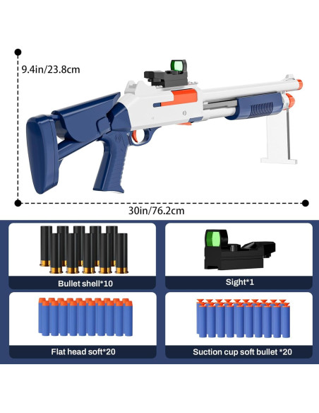 Escopeta de Juguete Adventure Force con Dardos de Espuma 76cm