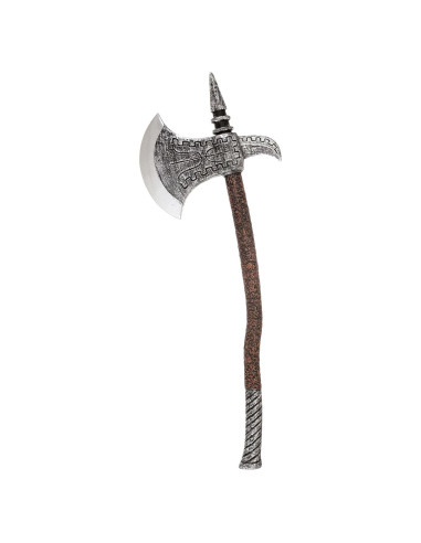 Hacha de Lanza Vikingo Deluxe FUN - 66 cm de Plástico Moldeado